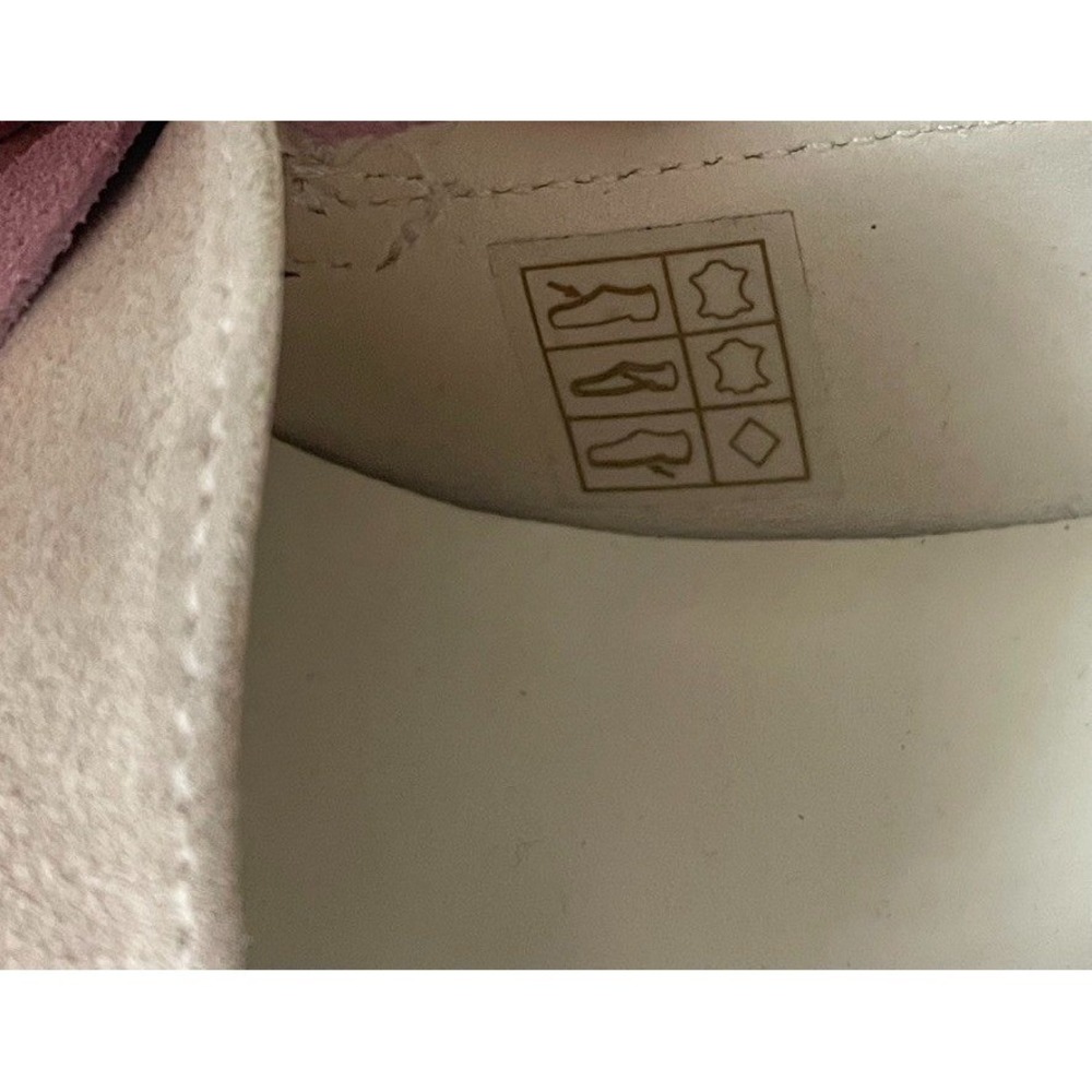 Duke + Dexter Wildpink Rose Penny Loafers Pink Cream Gray Suede UK 6 US 8 - Picture 7 of 11